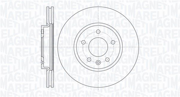 MAGNETI MARELLI stabdžių diskas 361302040610